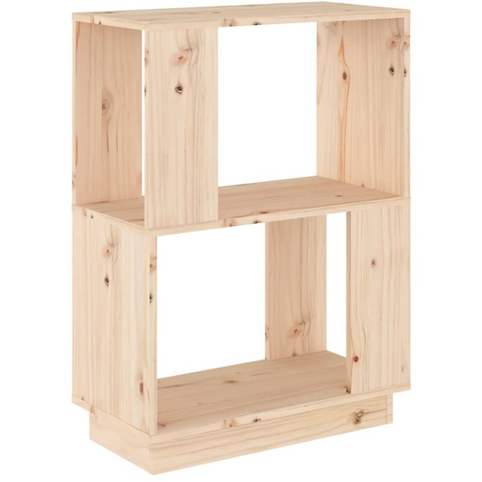 Book Cabinet/Room Divider 51x25x70 cm Solid Wood Pine Vidaxl Brown