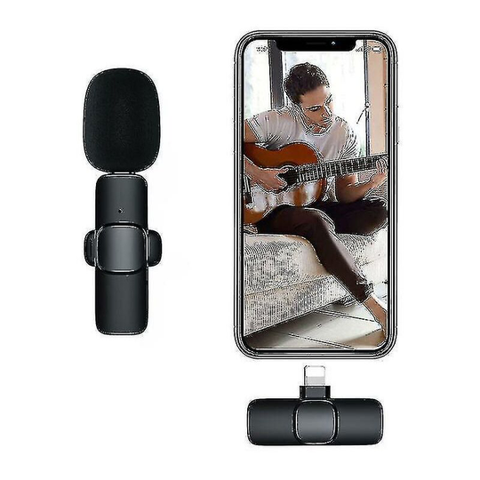 Wireless Lavalier Microphone Noise Reduction Mic For Tiktok Recording Vlog Live Streaming,For iPhone