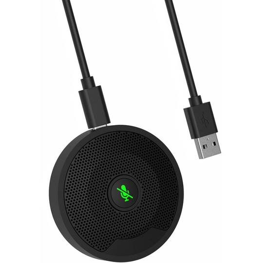 UM10 USB Conference Microphone 360¡ã Omnidirectional Condenser PC Microphones for Video Conference Gaming Chatting