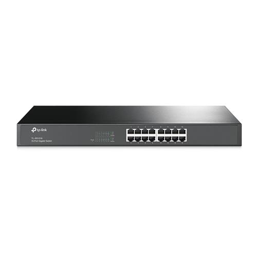 TP-LINK TL-SG1016 network switch Unmanaged Gigabit Ethernet (10/100/1000) Black 1U