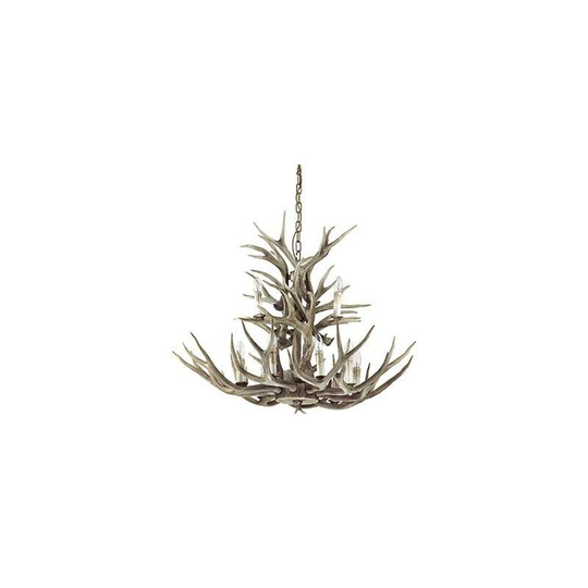 Ideal Lux Lighting - Ideal Lux Chalet - 12 Light Pendant Chandelier Light Brown, E14