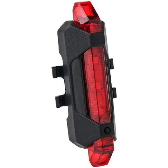 Aougo - Rear Bike Light led Powerful usb Rechargeable, Bicycle Backlight Waterproof Suits for Rear Lights Helmet Cycling Safety Warning mtb Tail Lamp