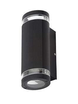 Lambeth 2 Light Up And Down Wall - Light Black