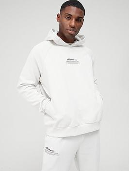 Ellesse Giordano Pullover Hoodie - Light Grey, Light Grey, Size Xs, Men