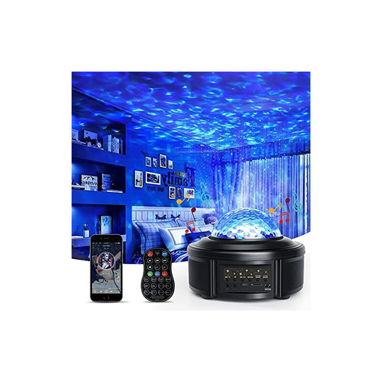Star Projector, Sky Night Light for Bedroom, Projector with Bluetooth Music Speaker, Remote Control and Timer Nightlight Projector Room Decoration