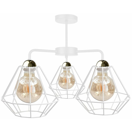 Keter Foskal Semi Flush Light White, 44cm, 3x E27