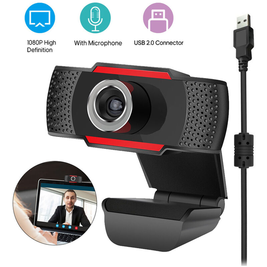 1080P Full High Definition Webcam usb 2.0 Web Camera with Microphone for pc Laptop Desktop Plug and Play