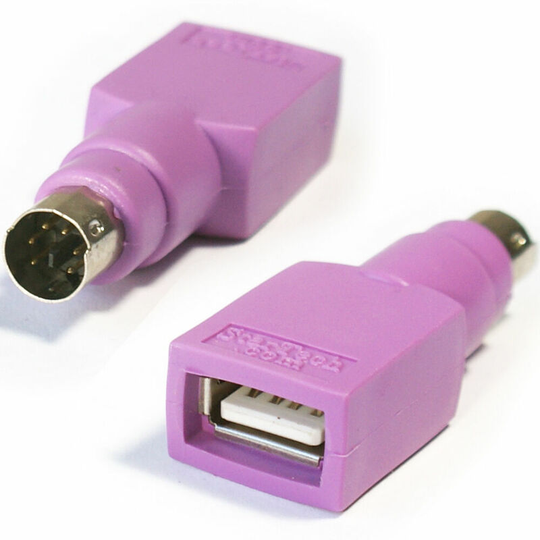 Loops - PS/2 Male to usb Female Keyboard Mouse Adapter For Cable Lead PS2 6 Pin Mini din