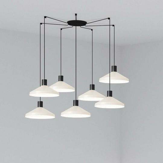 Faro Lighting - Faro kombo - Cluster Pendant Ceiling Light Beige, E27