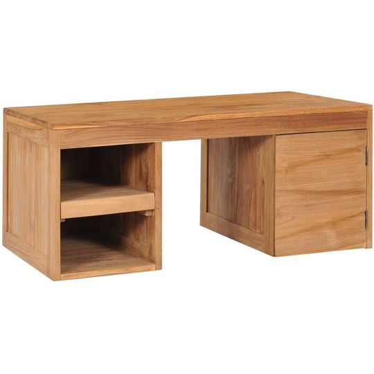 Coffee Table 90x50x40 cm Solid Teak Wood - Brown