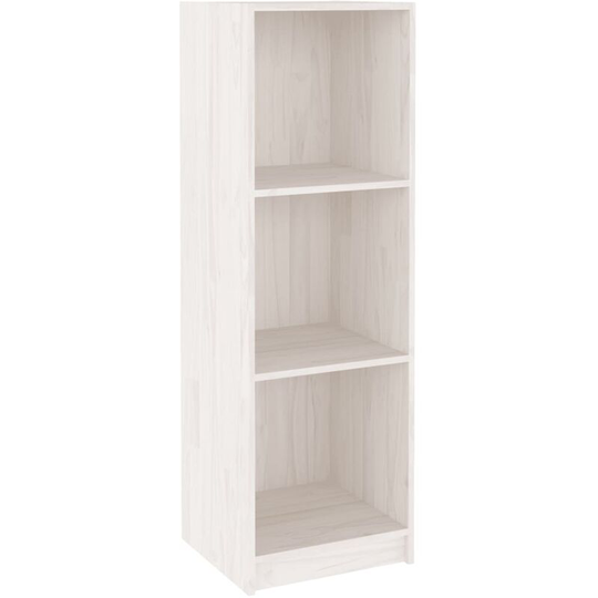 Book Cabinet/Room Divider White 36x33x110 cm Solid Pinewood Vidaxl White