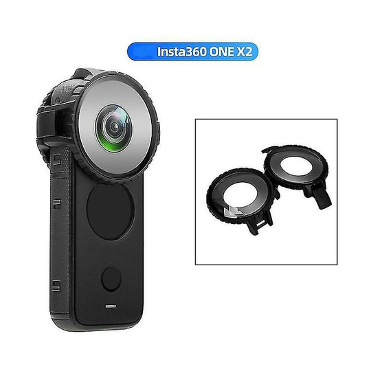Insta360 One X2 Dustproof Protective Lens Scratch-Resistant Panoramic Camera Lens Screen Protectors 10 Meters