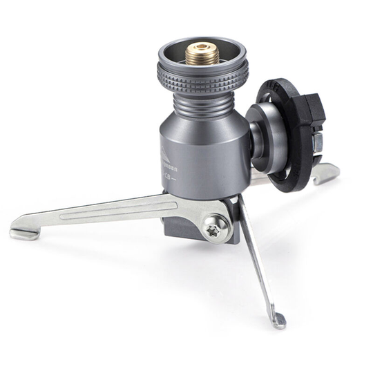 Tripod Butane Canister Adapter Collapsible Gas Stove Connector Gas Lamp Tank Stand Connector Long Gas Cylinder Adapter