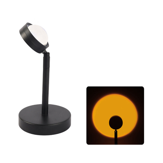 Sunset Lamp, Sunset Projection Lamp Brightness Adjustable Sunset Projector Light Mood Lights Rainbow Lamp(style 4) - Muff