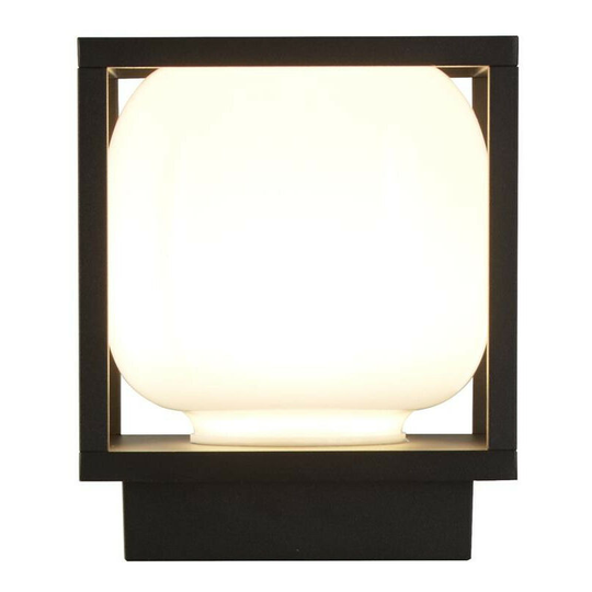 Searchlight Lighting - Searchlight Athens Outdoor 1 Light led Light, Die Cast, Opal Shade IP54 3000K