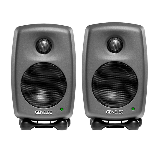 Genelec 8010A Studio Monitors Dark Grey Pair