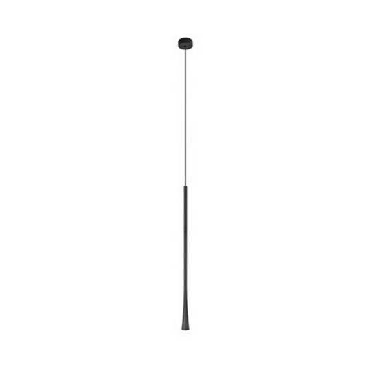 Larissa Trikala led Slim Ceiling Pendant Light 7W Aluminium 3000K Black