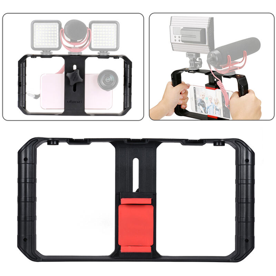 U-Rig Pro 3 Shoe Handheld Smartphone Video Rig Film Vlogging Recording Bracket Stabilizer for iPhone Samsung