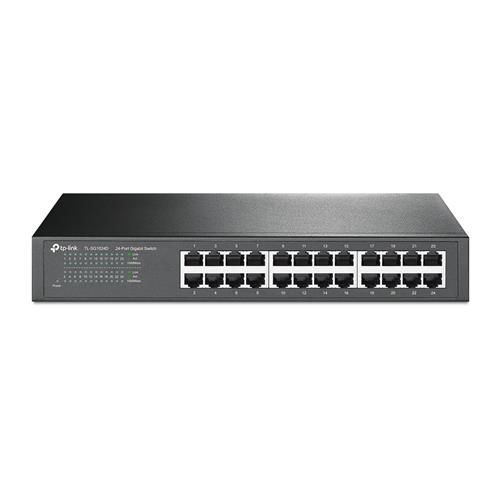 TP-LINK TL-SG1024D network switch Unmanaged Gigabit Ethernet (10/100/1000) Gray