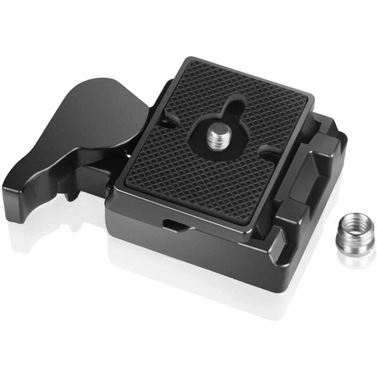 Bearsu - Camera Quick Release Plate 323 Quick Release Plate Tripod Clamp Adapter Quick Release qr Adapter Compatible for Manfrotto 323 RC2