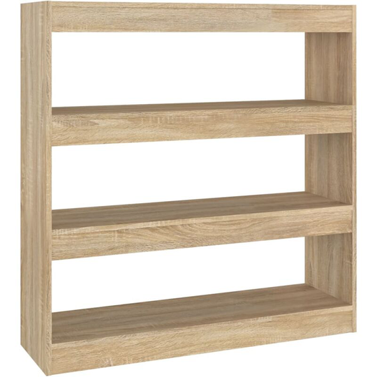 Book Cabinet/Room Divider Sonoma Oak 100x30x103 cm Vidaxl Brown