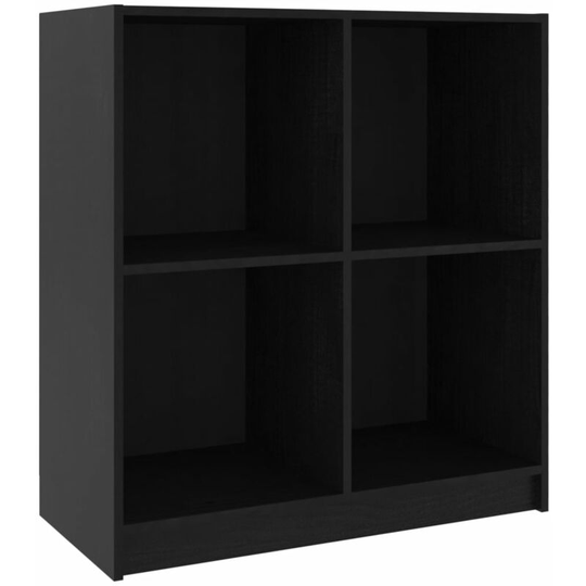 Sideboard Black 70x33x76 cm Solid Pinewood vidaXL - Black