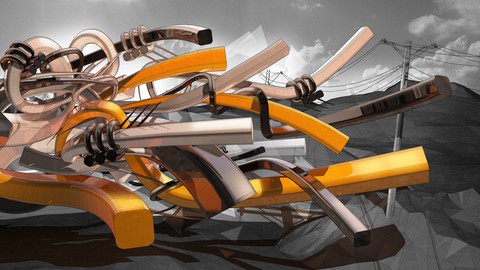 Create Abstract NFT Crypto Art with Cinema 4D + Photoshop