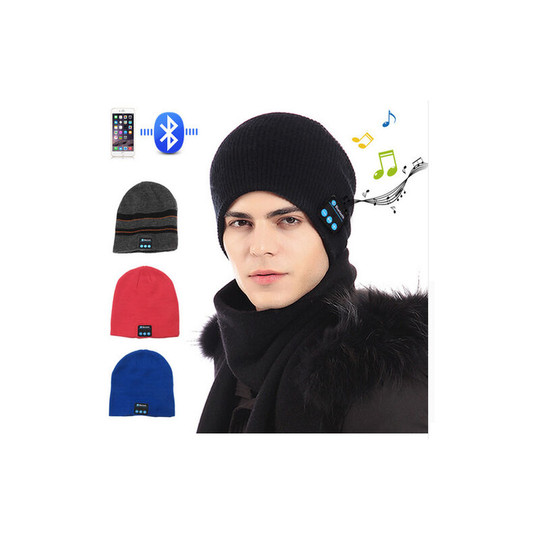 Thsinde - Bluetooth hats, gentle and washable knitting bluetooth hat, Tech Christmas gift. Ideal for running, cycling, skiing, you can speak on your