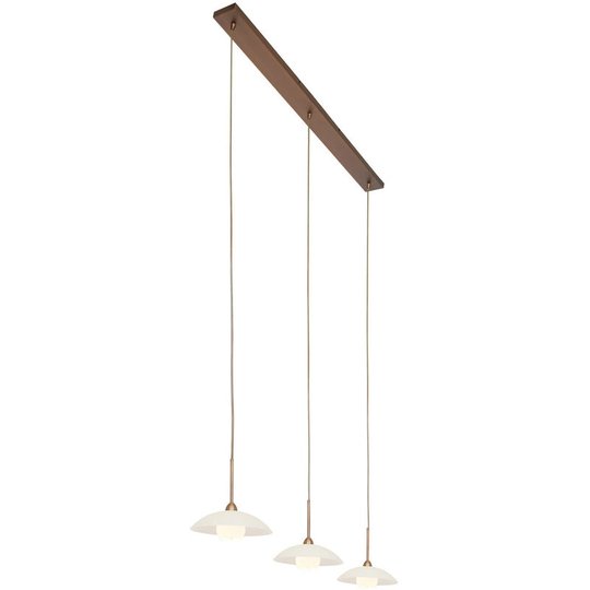 Sienna Sovereign Classic Straight Bar Pendant Ceiling Light Bronze Brushed