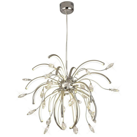 Luminosa Lighting - Large Ceiling Pendant, 20 x 4.5W led, 3000K, 2549lm, Polished Chrome