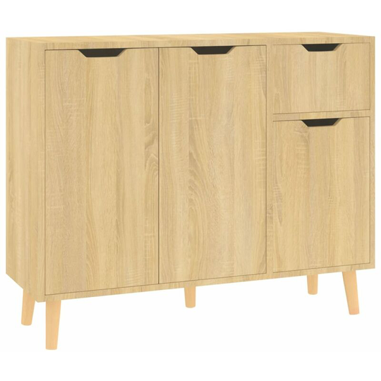 Sideboard Sonoma Oak 90x30x72 cm Engineered Wood Vidaxl Brown