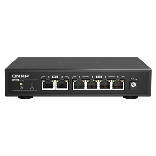 QNAP QSW-2104-2T network switch Unmanaged 2.5G Ethernet (100/1000/2500) Black