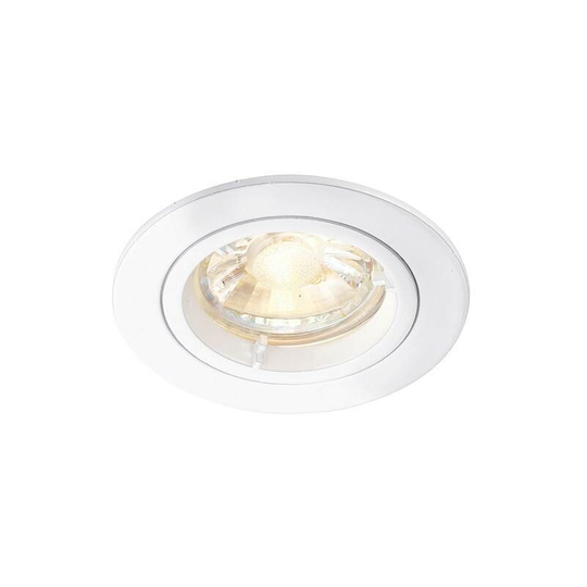 Saxby Cast - Recessed Light Matt White, GU10