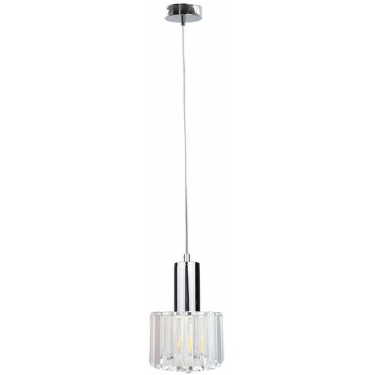Keter Deco Dome Pendant Ceiling Light Silver, 14cm, 1x E27