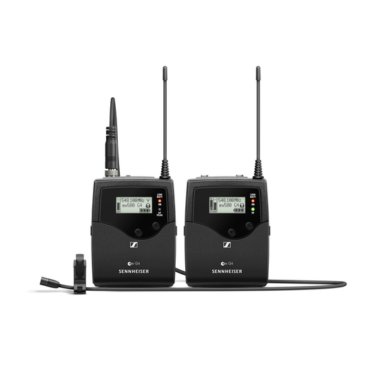 Sennheiser EW 512 P G4 Pro Camera Lavalier MKE 2 Set GB Band