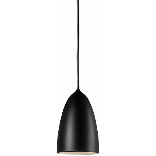 Nordlux Nexus Small Dome Pendant Ceiling Light Black, GU10