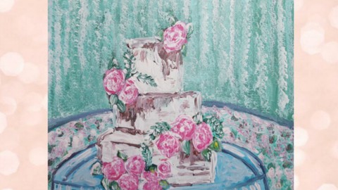 Acrylic Painting Course - Cake