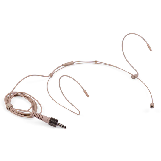 Asupermall - Lightweight Headworn Headset Microphone Condenser Mic 3.5mm Plug Compatible with Sennheiser Wireless Bodypack Transmitter,3.5mm Lockable