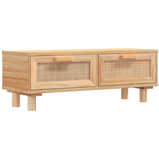 Coffee Table Brown 80x40x30 cm Engineered Wood&Solid Wood Pine Vidaxl Brown