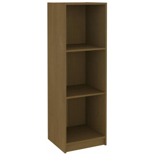 Book Cabinet/Room Divider Honey Brown Solid Pinewood Vidaxl Brown