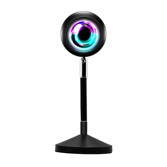 FVO - Sunset Lamp, Sunset Lamp, 16 Color Projection Lamp with Tripod, Sunset Aura, usb Rainbow led Lamp, Romantic Visual Light, 360 Degree Rotation,