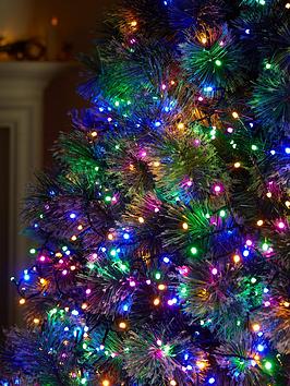 Festive Set Of 520 Glow-Worm Pastel Christmas Lights