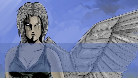 Comment dessiner un ange futuriste sous Clip Studio Paint
