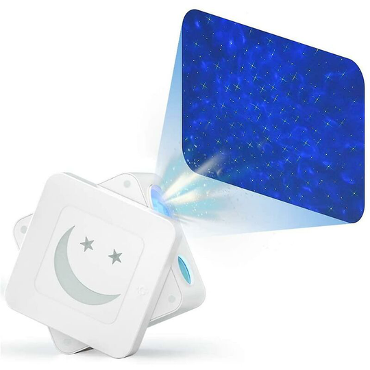 Thsinde - Star Projector Night Light, Green Starry Laser And Colorful Ocean Wave Projection Lamp With Voice Control, Adjustable Speed/brightness Sky