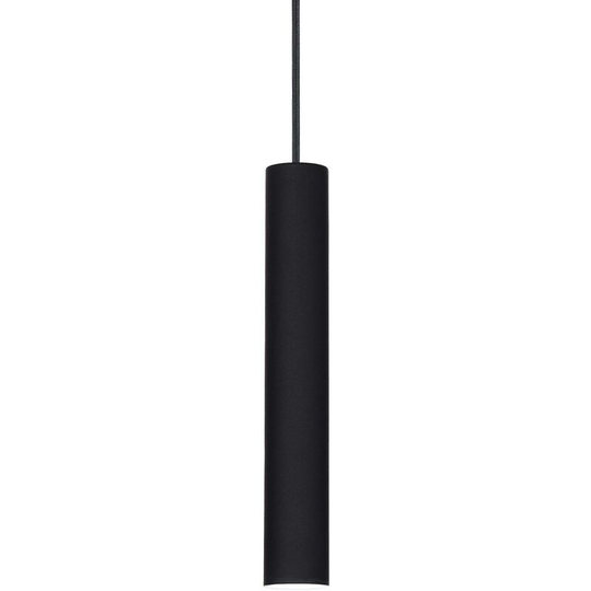 Ideal Lux Tube - led 1 Light Slim Ceiling Pendant Black