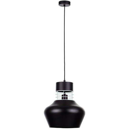 Keter Moyo Dome Pendant Ceiling Light Matt Black, 29cm, 1x E27