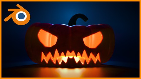 Blender 3D: Create a Jack-o'-lantern Scene
