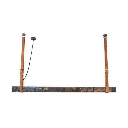 Larissa Oikos Line Bar Light led 45W Old Steel-Leather