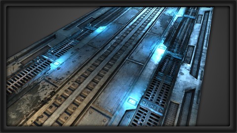Game Asset Modeling - The Sci-Fi Modular Floor Workflow