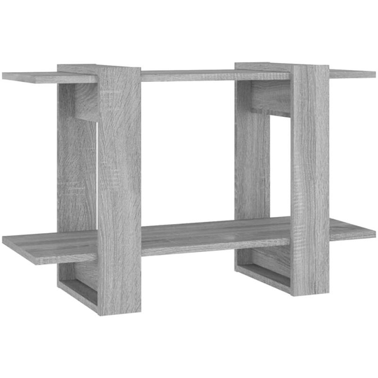 Book Cabinet/Room Divider Grey Sonoma 80x30x51 cm Vidaxl Grey